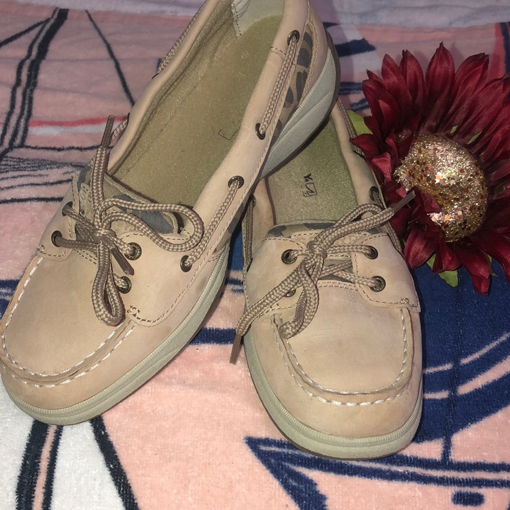 Sperry Youth Girls Top-Sider Laguna Boat Shoes Tan